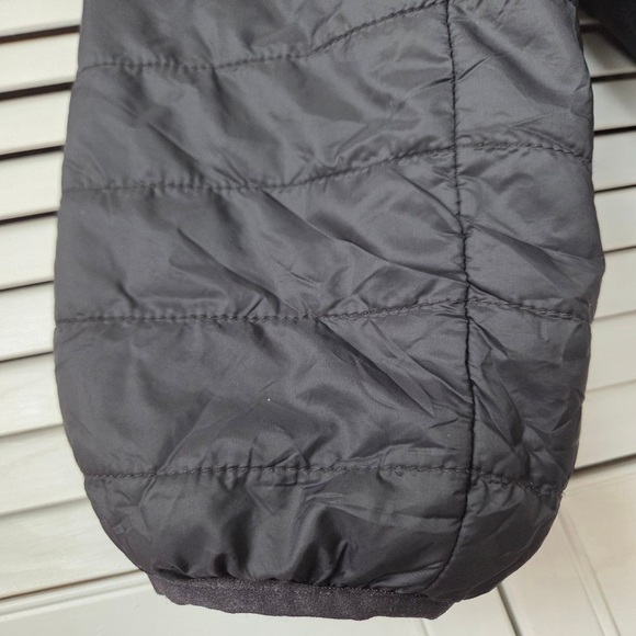 Women's PINK Victoria's Secret Black Puffer Jacket L - Picture 4 of 11